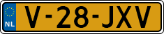 License plate of the Netherlands, Light Commercial Vehicles (1994 system)
