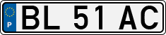 License plate of Portugal, Regular plates