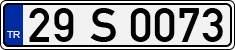 License plate of Turkey, Regular plates