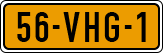 License plate of the Netherlands, Light Commercial Vehicles (1994 system)