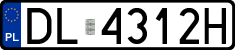 License plates of Poland, Regular car plates