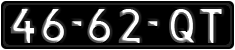 License plate of Portugal, Regular plates