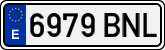 License plates of Spain, Ordinary (2000)
