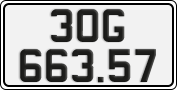 License plate of Vietnam, Cars