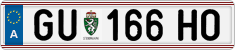 License plate of Austria, Regular plates
