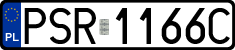 License plates of Poland, Regular car plates
