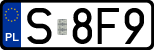 License plates of Poland, Regular car plates