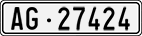 License plate of Switzerland, Cars