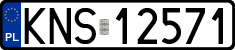 License plates of Poland, Regular car plates