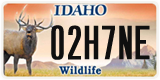 Idaho, Specialty plates
