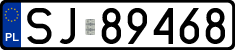 License plates of Poland, Regular car plates