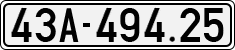 License plate of Vietnam, Cars
