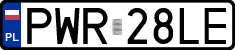 License plates of Poland, Regular car plates