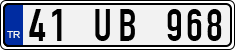 License plate of Turkey, Regular plates