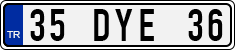 License plate of Turkey, Regular plates