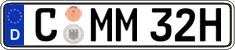 German license plate, Plates for oldtimers (type 