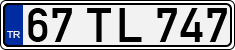 License plate of Turkey, Regular plates