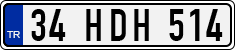License plate of Turkey, Regular plates