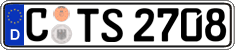 German license plate, Regular plates