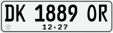 License plate of Indonesia, Regular plates