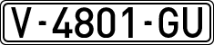 License plates of Spain, 1971 year series