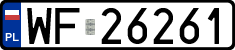 License plates of Poland, Regular car plates