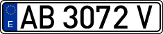 License plates of Spain, 1971 year series