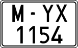 License plates of Spain, 1971 year series