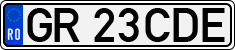License plate of Romania, Regular plates