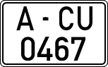 License plates of Spain, 1971 year series