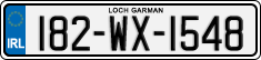 License plate of Ireland, Regular plates