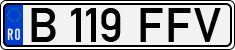 License plate of Romania, Regular plates