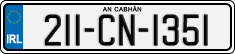 License plate of Ireland, Regular plates