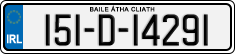 License plate of Ireland, Regular plates
