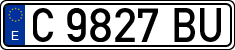 License plates of Spain, 1971 year series