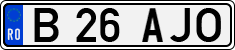 License plate of Romania, Regular plates