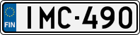 License plate of Finland, Cars