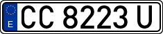 License plates of Spain, 1971 year series