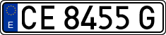 License plates of Spain, 1971 year series