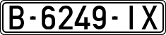 License plates of Spain, 1971 year series