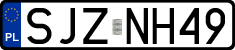 License plates of Poland, Regular car plates