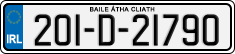 License plate of Ireland, Regular plates