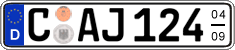 German license plate, Seasonal plates