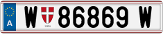 License plate of Austria, Regular plates