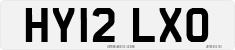 License plate of the United Kingdom, 2001 year system