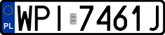 License plates of Poland, Regular car plates