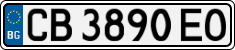 License plate of Bulgaria, Cars