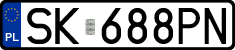 License plates of Poland, Regular car plates