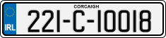 License plate of Ireland, Regular plates
