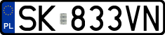 License plates of Poland, Regular car plates